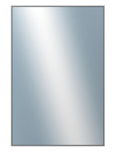 DANTIK - Zarámované zrcadlo - rozměr s rámem cca 80x120 cm z lišty Hliník šedá | P02-006 (7002006)