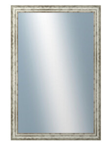 DANTIK - Zarámované zrcadlo - rozměr s rámem cca 80x120 cm z lišty TRITON široký stříbrný (2950)