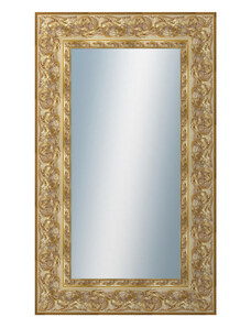 DANTIK - Zarámované zrcadlo - rozměr s rámem cca 60x100 cm z lišty KŘÍDLO zdobné zlaté (2890)