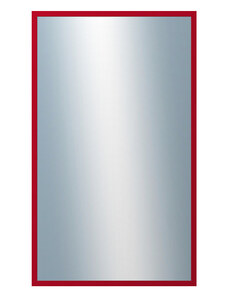 DANTIK - Zarámované zrcadlo - rozměr s rámem cca 60x100 cm z lišty PERLA červená lesklá vysoká (2878)