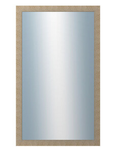DANTIK - Zarámované zrcadlo - rozměr s rámem cca 60x100 cm z lišty Golf Champagne (2490)