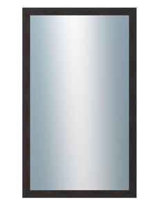 DANTIK - Zarámované zrcadlo - rozměr s rámem cca 60x100 cm z lišty 4020 hnědá (2767)