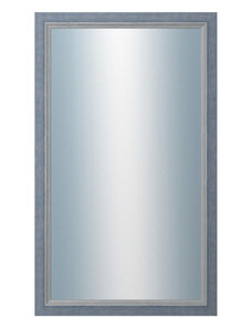 DANTIK - Zarámované zrcadlo - rozměr s rámem cca 60x100 cm z lišty AMALFI modrá (3116)