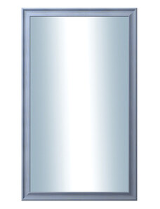 DANTIK - Zarámované zrcadlo - rozměr s rámem cca 60x100 cm z lišty KOSTELNÍ malá modrá (3166)