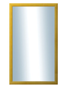 DANTIK - Zarámované zrcadlo - rozměr s rámem cca 60x100 cm z lišty LEDVINKA žlutá (1439)