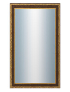 DANTIK - Zarámované zrcadlo - rozměr s rámem cca 60x100 cm z lišty KLASIK hnědá (3004)