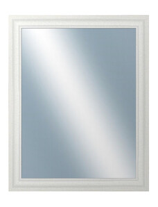 DANTIK - Zarámované zrcadlo - rozměr s rámem cca 40x50 cm z lišty LYON bílá (2666)
