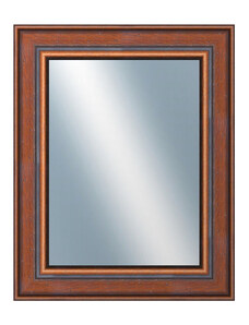 DANTIK - Zarámované zrcadlo - rozměr s rámem cca 40x50 cm z lišty ANGLIE hnědá (561)