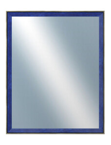 DANTIK - Zarámované zrcadlo - rozměr s rámem cca 40x50 cm z lišty Inclinata colori modrá (3139)