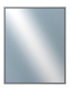 DANTIK - Zarámované zrcadlo - rozměr s rámem cca 40x50 cm z lišty Hliník šedá | P02-006 (7002006)