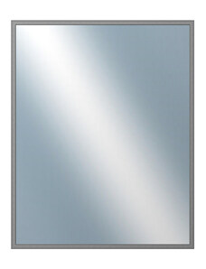 DANTIK - Zarámované zrcadlo - rozměr s rámem cca 40x50 cm z lišty Hliník platina | P269-019 (7269019)