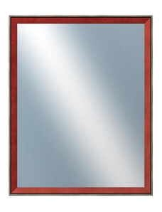 DANTIK - Zarámované zrcadlo - rozměr s rámem cca 40x50 cm z lišty Inclinata colori červená (3136)