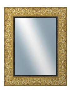 DANTIK - Zarámované zrcadlo - rozměr s rámem cca 40x50 cm z lišty PRAHA zlatá (2752)