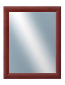 DANTIK - Zarámované zrcadlo - rozměr s rámem cca 40x50 cm z lišty LEDVINKA vínová (1445)