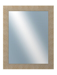 DANTIK - Zarámované zrcadlo - rozměr s rámem cca 40x50 cm z lišty Golf Champagne (2490)