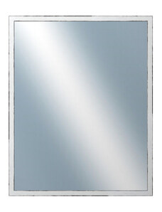 DANTIK - Zarámované zrcadlo - rozměr s rámem cca 40x50 cm z lišty AKVAREL bílá vysoká (2657)