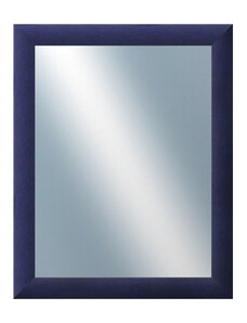 DANTIK - Zarámované zrcadlo - rozměr s rámem cca 40x50 cm z lišty LEDVINKA modrá (1444)