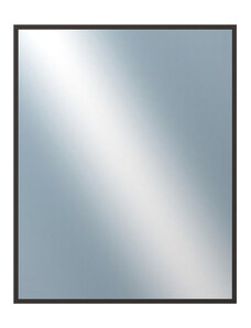 DANTIK - Zarámované zrcadlo - rozměr s rámem cca 40x50 cm z lišty Hliník černá | P22-021 (7022021)