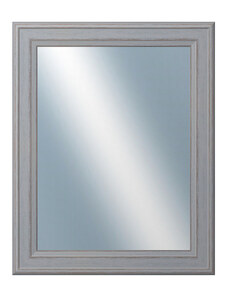 DANTIK - Zarámované zrcadlo - rozměr s rámem cca 40x50 cm z lišty STEP šedá (3019)