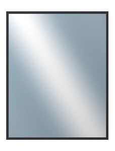 DANTIK - Zarámované zrcadlo - rozměr s rámem cca 40x50 cm z lišty Hliník černá | P03-021 (7003021)