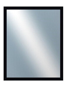 DANTIK - Zarámované zrcadlo - rozměr s rámem cca 40x50 cm z lišty PASTELKA černá rovná (2597)