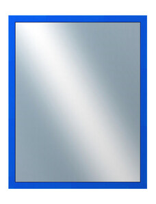 DANTIK - Zarámované zrcadlo - rozměr s rámem cca 40x50 cm z lišty PASTELKA tmavě modrá rovná (2566)