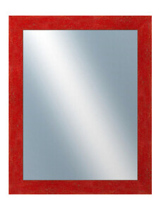 DANTIK - Zarámované zrcadlo - rozměr s rámem cca 40x50 cm z lišty RETRO červená (2534)