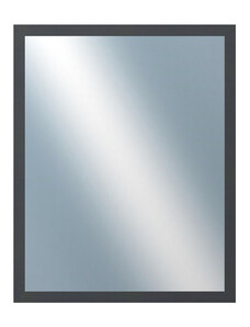 DANTIK - Zarámované zrcadlo - rozměr s rámem cca 40x50 cm z lišty KASETTE šedá (2758)