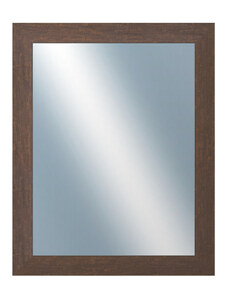 DANTIK - Zarámované zrcadlo - rozměr s rámem cca 40x50 cm z lišty RETRO hnědá (3144)