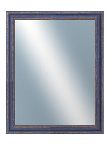 DANTIK - Zarámované zrcadlo - rozměr s rámem cca 40x50 cm z lišty LYON modrá (2668)