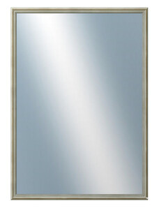 DANTIK - Zarámované zrcadlo - rozměr s rámem cca 50x70 cm z lišty Y-ka oranžová linka (3128)