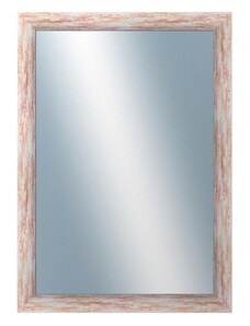 DANTIK - Zarámované zrcadlo - rozměr s rámem cca 50x70 cm z lišty PAINT červená velká (2962)