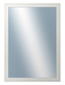 DANTIK - Zarámované zrcadlo - rozměr s rámem cca 50x70 cm z lišty LYON bílá (2666)