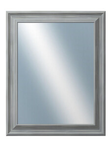 DANTIK - Zarámované zrcadlo - rozměr s rámem cca 40x50 cm z lišty KOSTELNÍ malá šedá (3167)