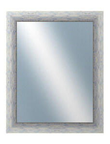 DANTIK - Zarámované zrcadlo - rozměr s rámem cca 40x50 cm z lišty PAINT modrá velká (2963)