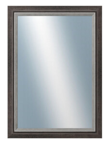 DANTIK - Zarámované zrcadlo - rozměr s rámem cca 50x70 cm z lišty AMALFI černá (3118)