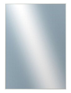 DANTIK - Zarámované zrcadlo - rozměr s rámem cca 50x70 cm z lišty Hliník bílá | P273-027 (7273027)