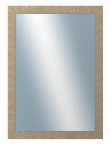 DANTIK - Zarámované zrcadlo - rozměr s rámem cca 50x70 cm z lišty Golf Champagne (2490)