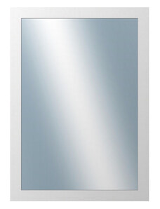 DANTIK - Zarámované zrcadlo - rozměr s rámem cca 50x70 cm z lišty 4020 bílá (2765)