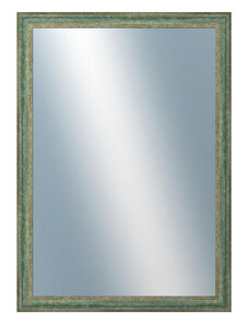 DANTIK - Zarámované zrcadlo - rozměr s rámem cca 50x70 cm z lišty LYON zelená (2706)