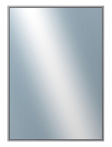 DANTIK - Zarámované zrcadlo - rozměr s rámem cca 50x70 cm z lišty Hliník šedá | P02-006 (7002006)