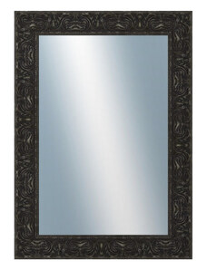 DANTIK - Zarámované zrcadlo - rozměr s rámem cca 50x70 cm z lišty PRAHA černá (2753)