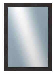 DANTIK - Zarámované zrcadlo - rozměr s rámem cca 50x70 cm z lišty 4020 hnědá (2767)