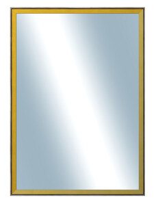 DANTIK - Zarámované zrcadlo - rozměr s rámem cca 50x70 cm z lišty Inclinata colori žlutá (3137)