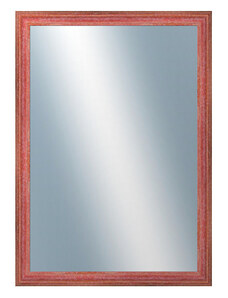 DANTIK - Zarámované zrcadlo - rozměr s rámem cca 50x70 cm z lišty LYON červená (2707)