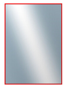 DANTIK - Zarámované zrcadlo - rozměr s rámem cca 50x70 cm z lišty Hliník červená | P01-098 (7001098)