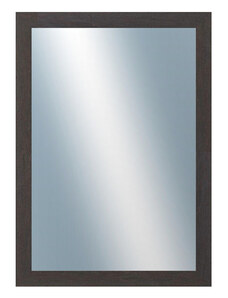 DANTIK - Zarámované zrcadlo - rozměr s rámem cca 50x70 cm z lišty RETRO tmavě šedá (2529)