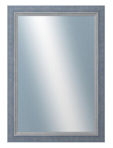 DANTIK - Zarámované zrcadlo - rozměr s rámem cca 50x70 cm z lišty AMALFI modrá (3116)