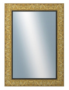 DANTIK - Zarámované zrcadlo - rozměr s rámem cca 50x70 cm z lišty PRAHA zlatá (2752)