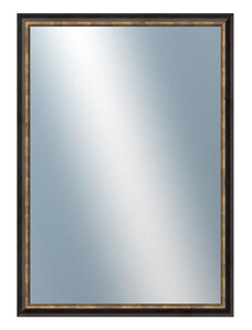 DANTIK - Zarámované zrcadlo - rozměr s rámem cca 50x70 cm z lišty TRITON černá (2139)